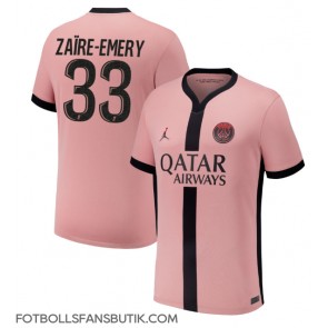 Paris Saint-Germain Warren Zaire-Emery #33 Replika Tredje Tröja 2024-25 Kortärmad